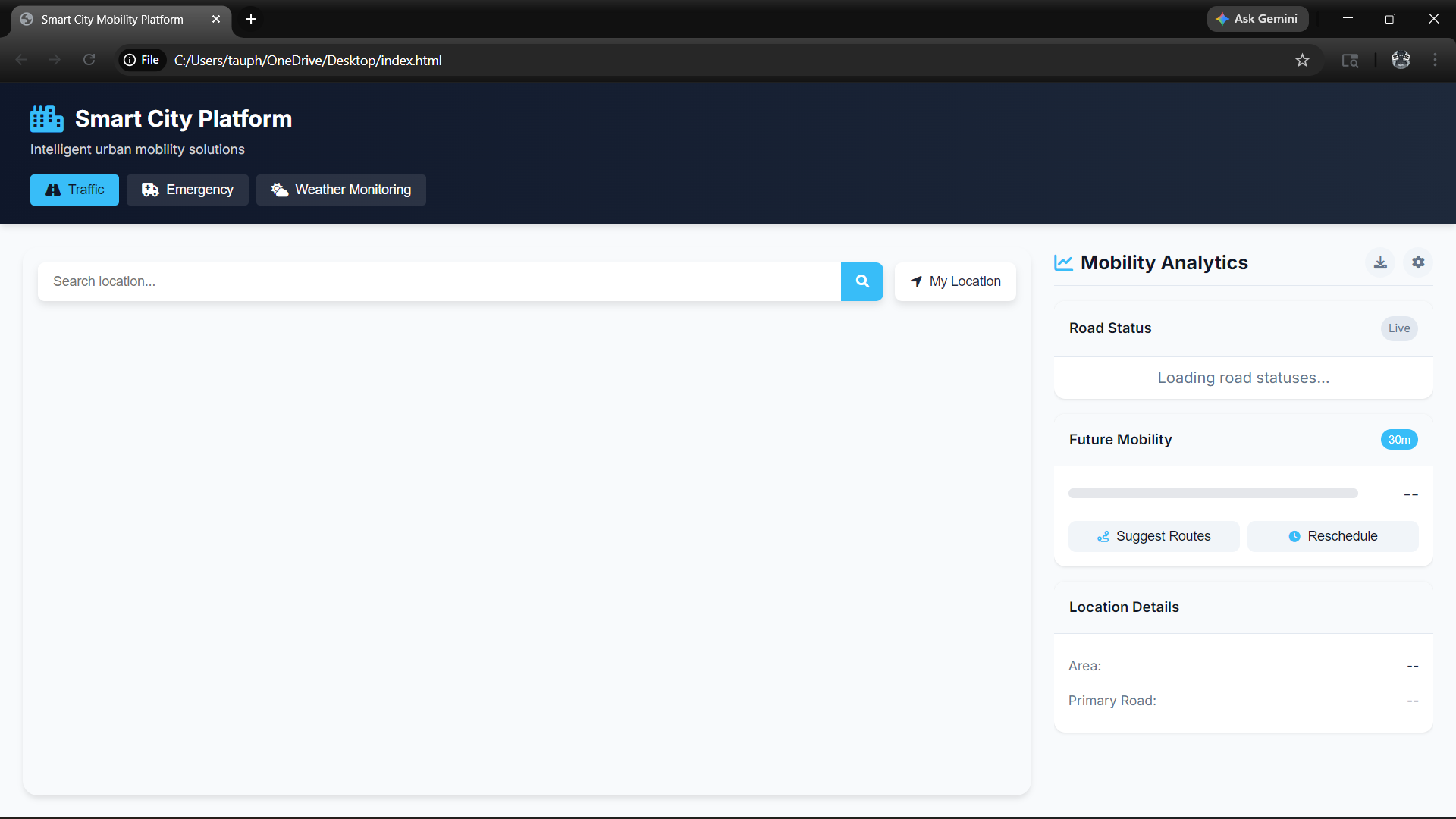 WAP Smart City Management System